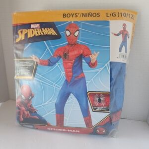 Marvel SPIDER-MAN Large 10-12 Boys Jazwares Costume Play. Separate Mask Inside